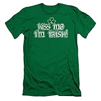 St. Patrick's Day Shirt Kiss Me I'm Irish Slim Fit T-Shirt