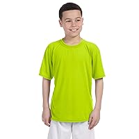42000B Gildan Youth Core Performance T-Shirt - Safety Green - X-Small