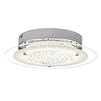 Ceiling Light Crystal Flush Mount Ceiling Light Dimmable Ceiling Light Fixture LED Light Fixtures Ceiling Mount Hallway Light Fixtures Ceiling Chandeliers for Dining Room Entrance Staircase Kitchen