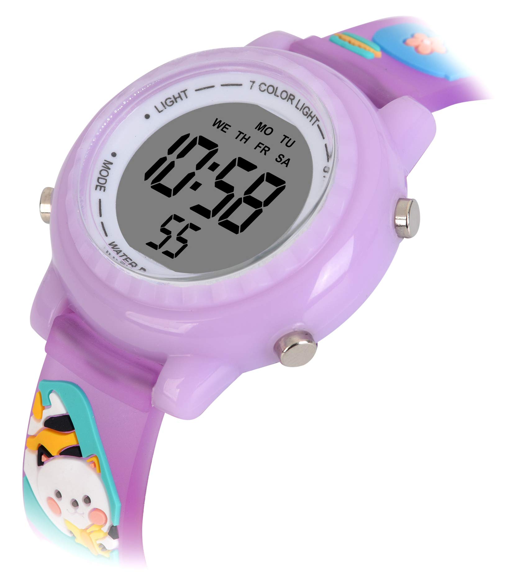 WUTAN Kids Watch Girls Ages 6-8 8-10 10-12, Wrist Watches for Girls Gifts Waterproof Reloj para Niños Niñas 6 7 8 Year Old Girl Birthday Gift