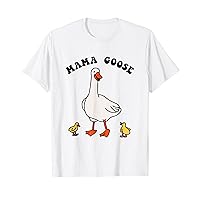 Mama Goose Mother's Day Shirt For Mom Mama Silly Goose T-Shirt