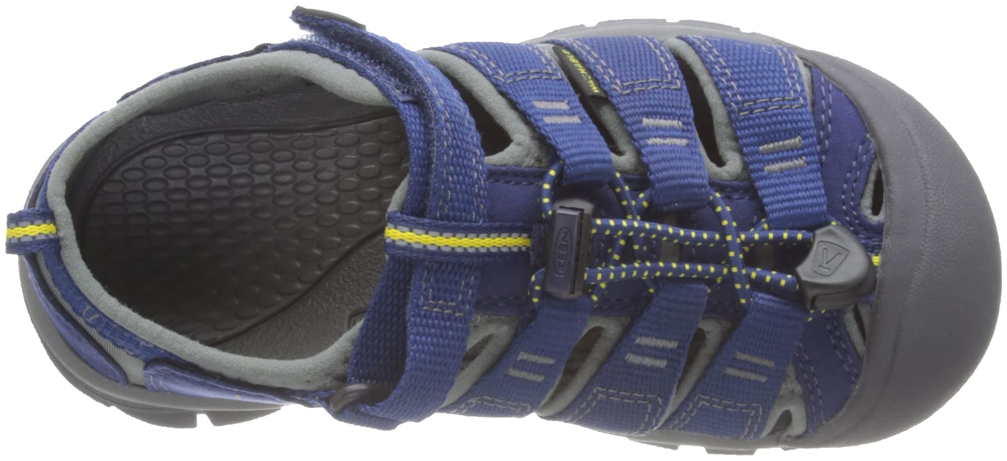 KEEN Unisex-Child Newport H2 Closed Toe Water Sandals, Blue Depths/Gargoyle, 6 Big Kid US