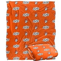 LOGOVISION Official Collegiate Logo Pattern Collection Silky Touch Super Soft Throw Blanket Collection