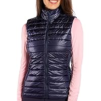 GOLFTINI Women's Golf Vest Puffer Performance Zip-Up Designer Fashion with Zippered Pockets