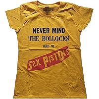Sex Pistols The T Shirt Never Mind The Bollocks Original Album Official Womens
