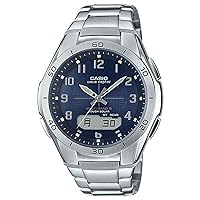 [カシオ]Casio 腕時計 WAVECEPTOR 世界6局電波対応ソーラーウォッチ アナデジコンビモデル WVA-M640D-2A2JF メンズ