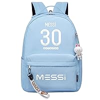 Football Star Graphic Travel Bag PSG Casual Daypack,Multifunction Laptop Rucksack Lightweight Bookag for Student