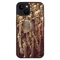 Skeleton Graphic iPhone 14 Case - Skeleton Lovers Gifts Accessories