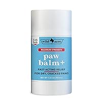 Maximum Strength Paw Balm for Dogs - Spring and Summer Paw Protector for Hot Pavement, Sand & Lawn Chemicals - Soothing Paw Balm in Easy Stick Application, 2.65oz Value Size