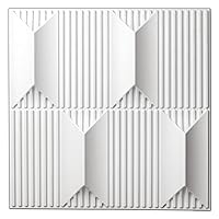 Art3dwallpanels PVC 3D Wall Panel for Interior Wall Décor, 19.7