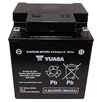 Yuasa YUAM6230XPW YIX30L-BS-PW Maintenance Free YIX Battery with Acid pack