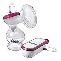 Tommee Tippee Made for Me Single Electric Breast Pump, USB Rechargeable Quiet, Portable, Lightweight