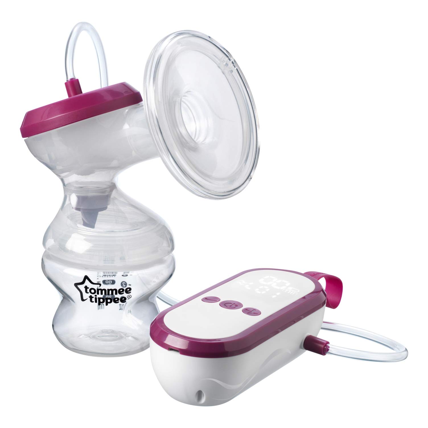 Tommee Tippee Made for Me Single Electric Breast Pump, USB Rechargeable | Quiet, Portable, Lightweight