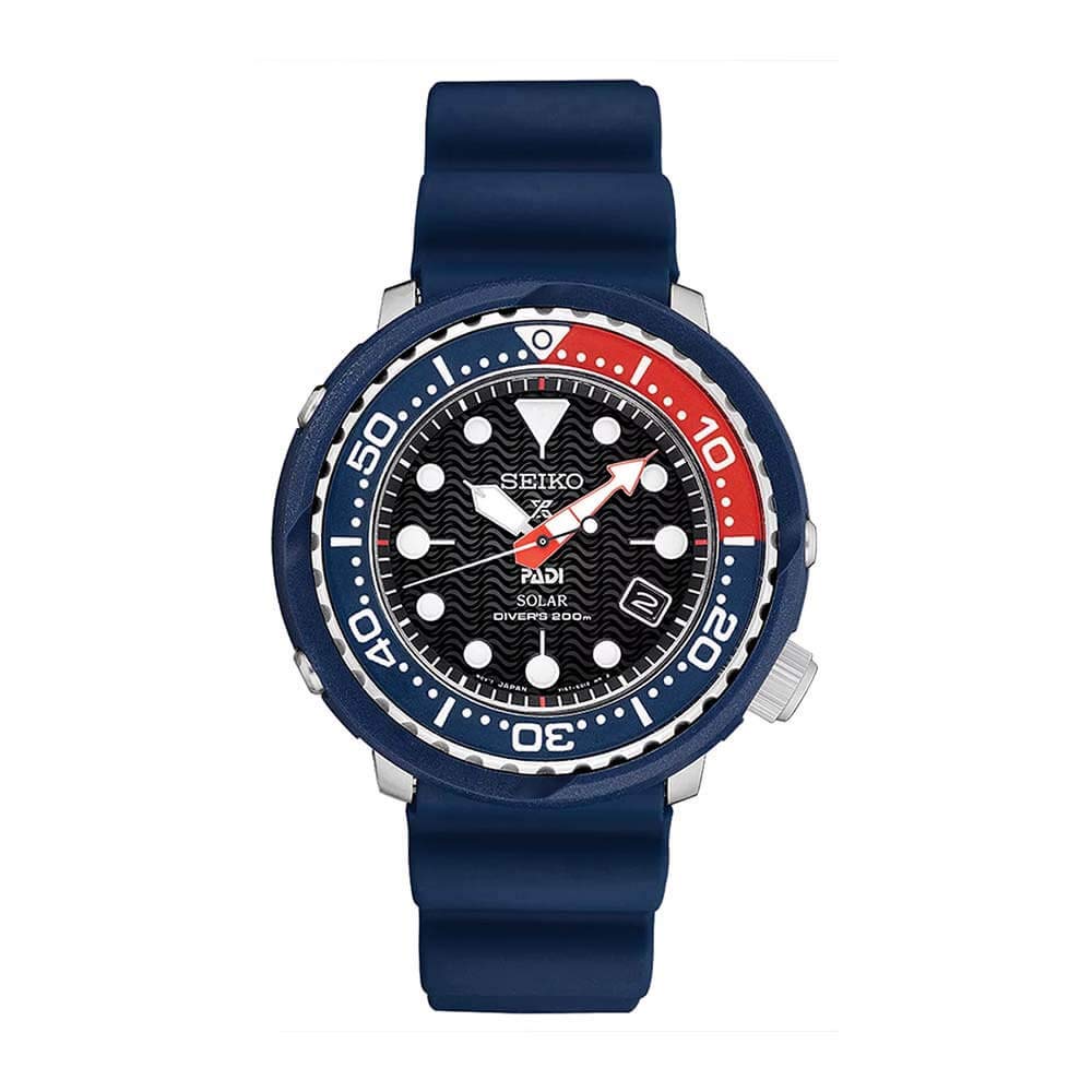 Mua Seiko PADI Special Edition Prospex Solar Dive Watch with Black Silicone  Strap 200 m SNE499 trên Amazon Mỹ chính hãng 2023 | Fado