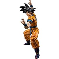 TAMASHII NATIONS - Dragon Ball Super: Super Hero - Son Goku, Bandai Spirits S.H.Figuarts Action Figure, 1/12 Scale, Orange