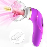 Sucking Vibrator Women Sex Toy - Adult Toys Virbators Female Sex Toy Tongue Toy for Women G spot Vibrator Nipple Toys Clitoral Stimulator with 8 Sucking & 5 Licking Modes Couple Adult Sex Toys & Games