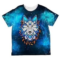 Totem Wolf is My Spirit Animal All Over Toddler T Shirt