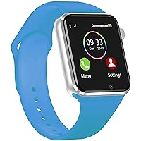 Bluetooth Smart Watch A1 Bluetooth GSM SIM Phone Smart Watch for Android Smart Phones (Blue)