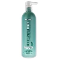 RUSK Deepshine Color Smooth Sulfate-Free Shampoo, Smoothes, Nourishes Hair, Long-Lasting Frizz Control, Nourishing Marine Botanicals, UV-Absorbing Technology to Protect Color