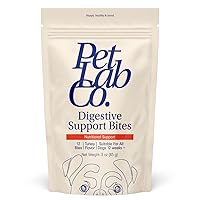 Petlab Co. Digestive Support Bites - Dog Training Treats - Chewy Dog Treats to Support Gut Health - Training Treats for Dogs - Premium Ingredients and Nutritional Benefits - Delicious Puppy Treats