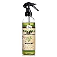 Difeel Volumize Leave in Conditioning Spray with 100% Pure Tea Tree Oil 6 ounce