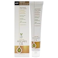 One n Only Argan Oil Permanent Color Cream - 4CP Medium Cappuccino Brown Hair Color Unisex 3 oz