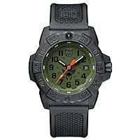 Luminox Men's 3501.BO.TV SEA Analog Display Swiss Quartz Black Watch Set