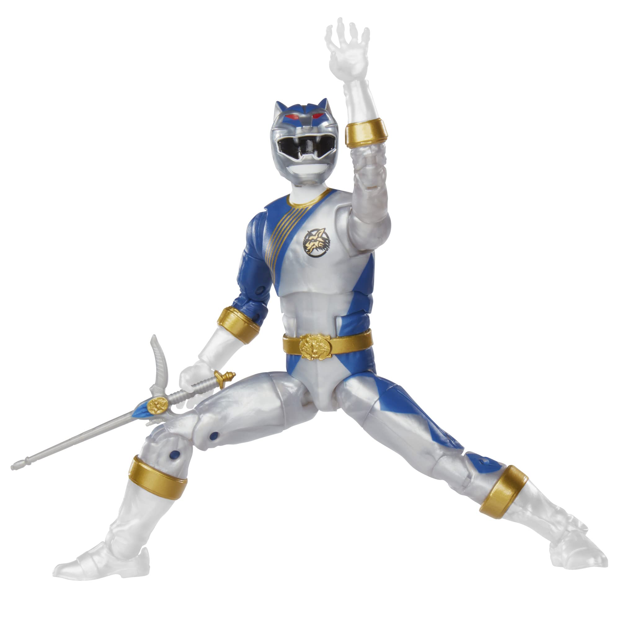 Power Rangers Lightning Collection Wild Force Lunar Wolf Ranger 6-Inch Premium Collectible Action Figure Toy