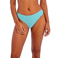 Freya Jewel Cove Bikini Bottom S, Turquoise Stripe