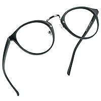 Blue Light Blocking Glasses, Anti Eyestrain, Computer Reading Glasses, Gaming Glasses, TV Glasses for Women Men, Anti Glare (Black, 0.25 Magnification)