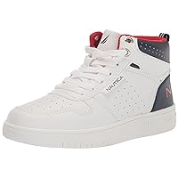 NAUTICA Kids Sneaker: Lace-Up Fashion Shoe with Boot-Like High Top Design for Boys and Girls (Big Kid/Little Kid Sizes) - Horizon