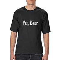 Yes, Dear Birthday Wife Husband Gifts Fashion People Couples Gifts Ultra Cotton Unisex T-Shirt Tall Sizes X-Large Tall Black