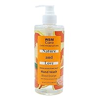 Care Hand Soap, Himalayan Pink Salt & Blood Orange Extracts, Care From Nature and Love - Wash Away Bacteria with Effective Plant-Based Cleansers 13.5 fl oz