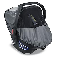 B-Covered All-Weather Infant Car Seat Cover - UPF 50 - Waterproof - Ventilated Mesh Window for Insect Protection , 16x17x25 Inch (Pack of 1)