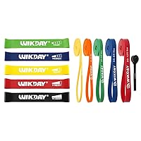 Resistance Bands for Working Out Exercise Bands Workout Bands Set for Men Women Body Stretching, Crossfit Training, Home Workout, Physical Therapy, Booty Legs, Set of 5
