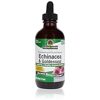 Echinacea and Goldenseal | Supports Immune System | Non-GMO, Alcohol-Free, Gluten-Free & Kosher Certified 4oz Extract | Single Count