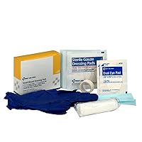 First Aid Only 3-910 8 Piece Small Wound Dressing Kit, For 10 Person First Aid Kits