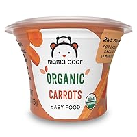 Amazon Brand - Mama Bear Organic Baby Food, Carrots, vegetarian, 3.98 ounce (Pack of 12)