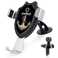 Boat Anchor Phone Holder Mount for Car Windshield Dashboard Air Vent Fit for Most Cell Phones