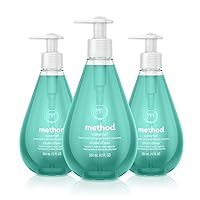 Method Gel Hand Soap, Waterfall, Biodegradable Formula, 12 fl oz (Pack of 3)
