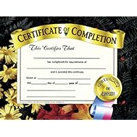 SCHOOL PUBLISHING Certificate of Completion, 8.5