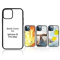 5PCS Sublimation Blanks Phone Cases Covers for iPhone 12Pro Max, Soft Rubber Protective Shockproof Case Anti-Slip Printable DIY iPhone 12Pro Max Case(6.7 inch)