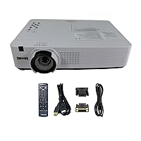 EIKI LC-XB250 3LCD Projector 4000 Lumens 1080i, Bundle: Remote Control, Power Cable, HDMI-adapter