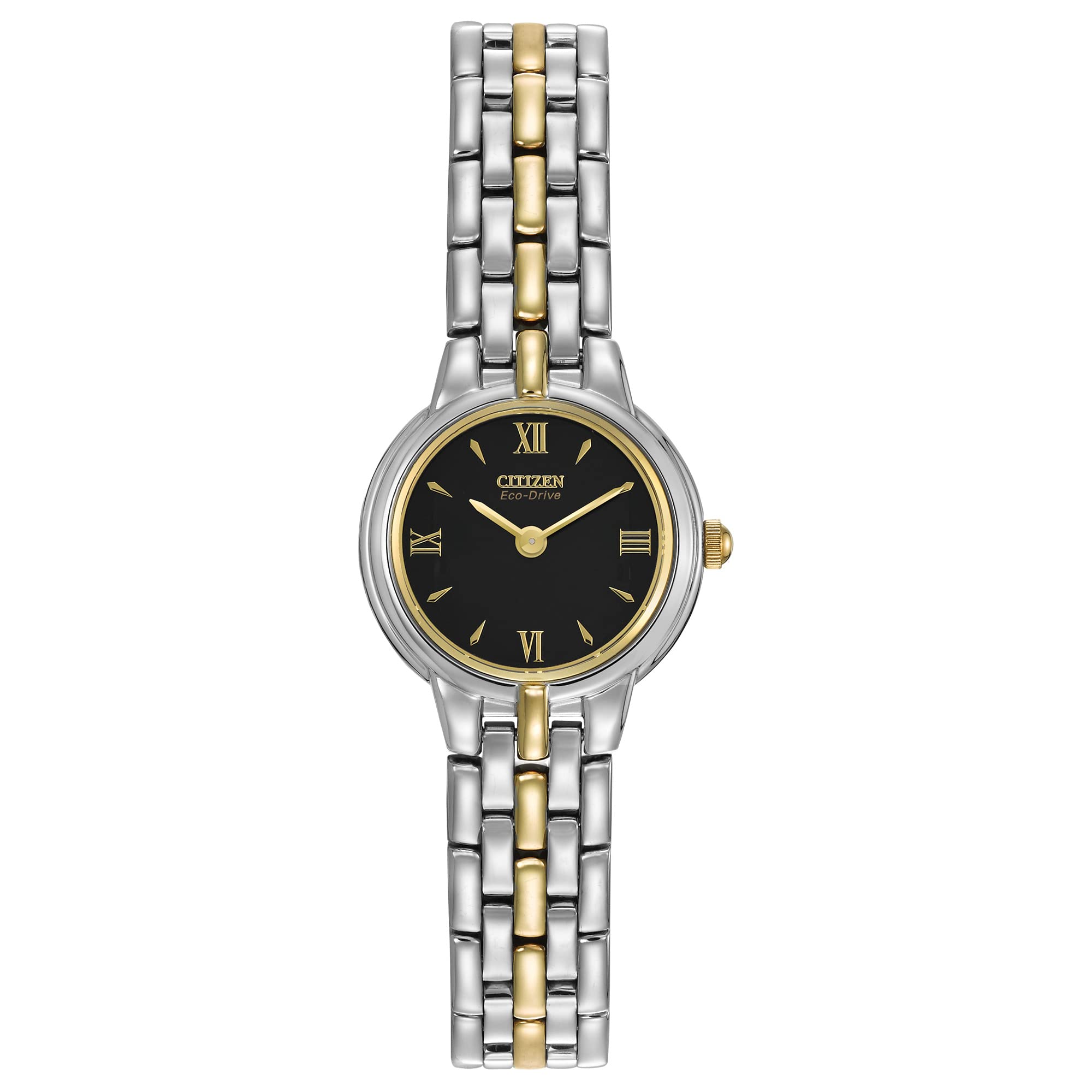 Citizen Eco-Drive Corso Quartz Womens Watch, Stainless Steel, Classic, Two-Tone (Model: EW9334-52E)