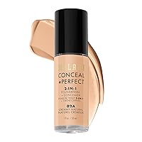 Milani Conceal + Perfect 2-in-1 Foundation + Concealer - Creamy Natural (1 Fl. Oz.) Cruelty-Free Liquid Foundation - Cover Under-Eye Circles, Blemishes & Skin Discoloration for a Flawless Complexion Milani Conceal + Perfect 2-in-1 Foundation + Concealer - Creamy Natural (1 Fl. Oz.) Cruelty-Free Liquid Foundation - Cover Under-Eye Circles, Blemishes & Skin Discoloration for a Flawless Complexion