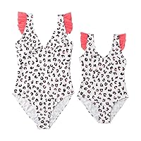 Mommy and Daughter Matching Swimsuits,One or Two Piece Bikini Set Swimwear Bathing Suits for Women,Girls