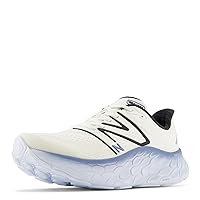 New Balance Men's Fresh Foam X More V4 Running Shoe, Sea Salt/Ice Blue, 16