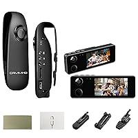 CAMMHD Bundle Deal, W1 1440P HD Wearable Body Camera with 1.4IN Screen Support Playback & W1 32GB 1080P Small Body Camera with Audio Recording
