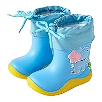 Toddlers Children Rain Shoes Boys And Girls Water Shoes Elephant Cartoon Character Rain Shoes Toddler Boy Winter Shoes