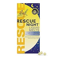 Nelsons Rescue Remedy Capsules, Night Liquid Melts, Flower Essences, Ideal to Be Ready for The Day Ahead, Easy to Use Format,28 Count (Pack of 1)